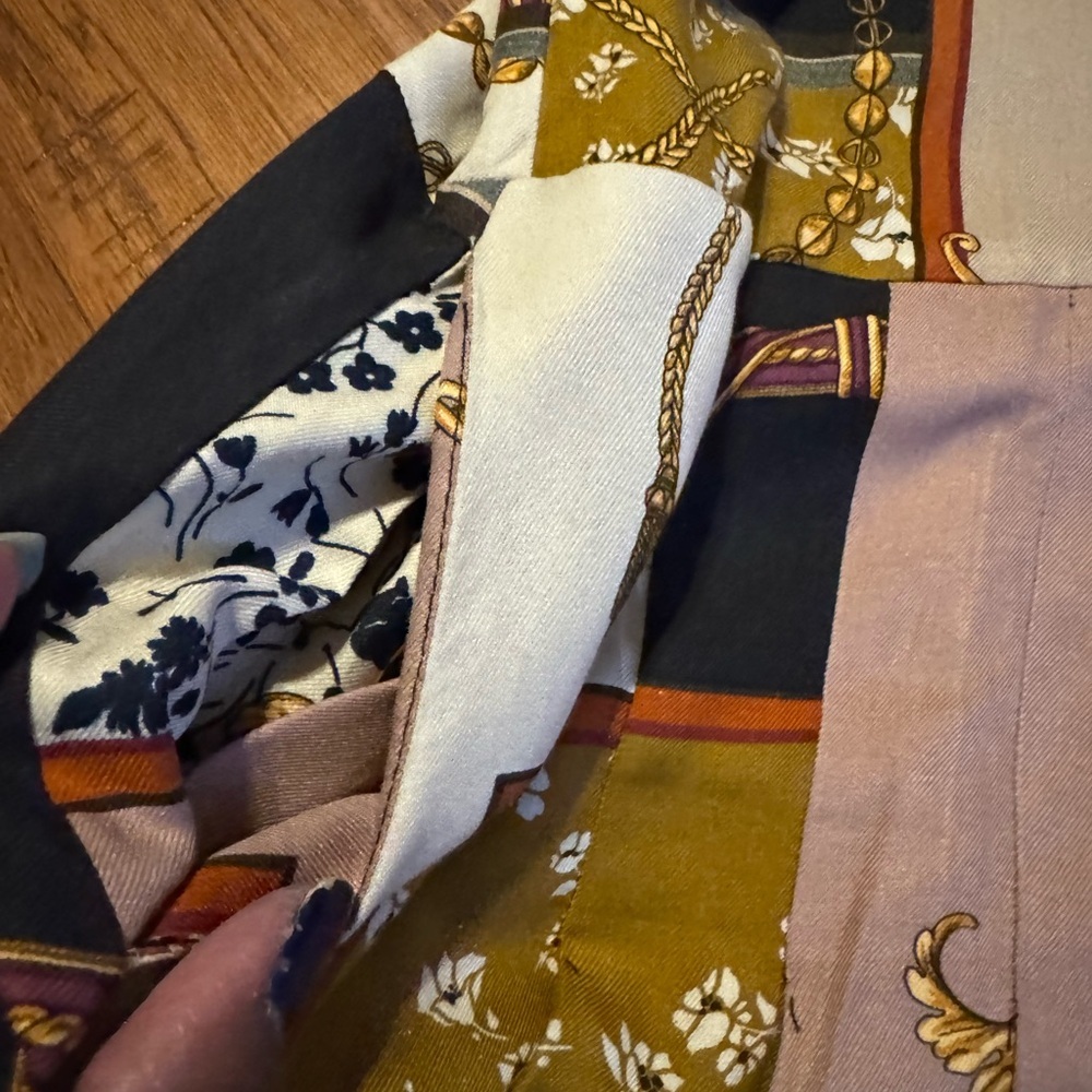 Zara Patchwork Chain Link Print Button Mini Dress‎ - image 11